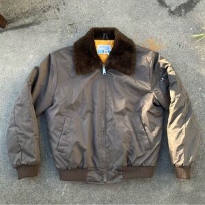 Sears Work Leisure Nylon Bomber Jacket Made in Japan Size medium
